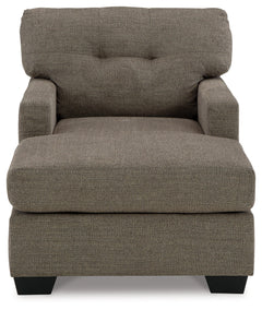 Mahoney Chocolate Chaise - Ornate Home