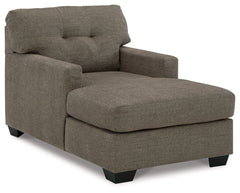 Mahoney Chocolate Chaise - Ornate Home