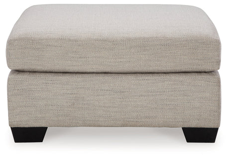 Mahoney Pebble Oversized Accent Ottoman - Ornate Home