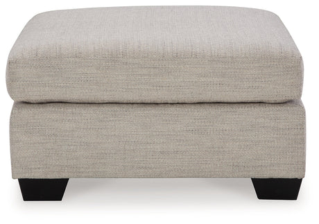 Mahoney Pebble Oversized Accent Ottoman - Ornate Home