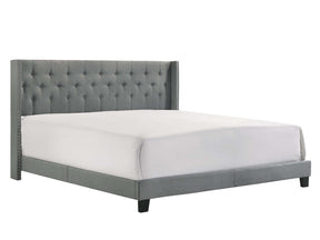 Makayla Gray King Bed - Ornate Home