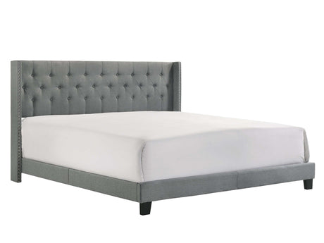 Makayla Gray King Bed - Ornate Home