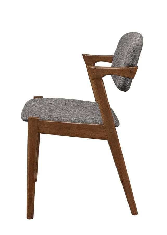 Malone Dark Walnut Dining Chair (Set of 2) - Ornate Home