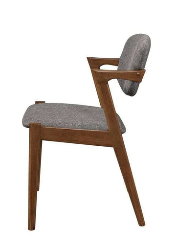 Malone Dark Walnut Dining Chair (Set of 2) - Ornate Home