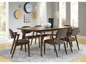 Malone Dark Walnut & Grey Dining Room Sets - Ornate Home