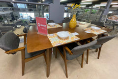 Malone Dark Walnut Rectangular Dining Table - Ornate Home