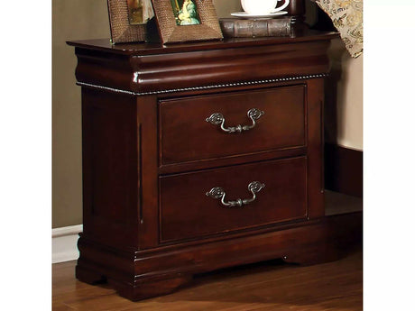 Mandura Cherry Nightstand - Ornate Home