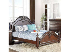 Mandura Cherry Queen Bed - Ornate Home