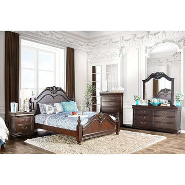 Mandura Cherry Queen Bed - Ornate Home
