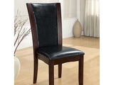 Manhattan Dark Cherry/Brown Side Chair (Set of 2) - Ornate Home