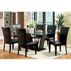 Manhattan Dark Cherry/Brown Side Chair (Set of 2) - Ornate Home