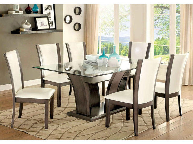 Manhattan Gray & White Dining Chair (Set of 2) - Ornate Home