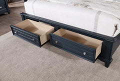 Manzanillo Slate Blue California King Bed - Ornate Home