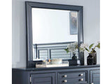 Manzanillo Slate Blue Mirror - Ornate Home