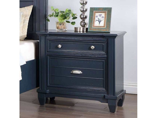 Manzanillo Slate Blue Nightstand - Ornate Home