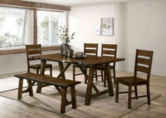 Mapleton Walnut Bench - Ornate Home