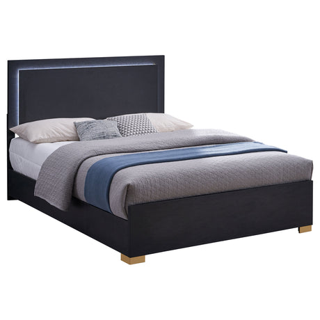 Marceline Black Full Bed - Ornate Home