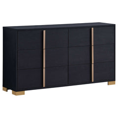 Marceline Black Full Bedroom Set / 4pcs - Ornate Home