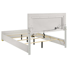 Marceline White Eastern King Bed - Ornate Home