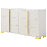Marceline White / Gold Dresser - Ornate Home