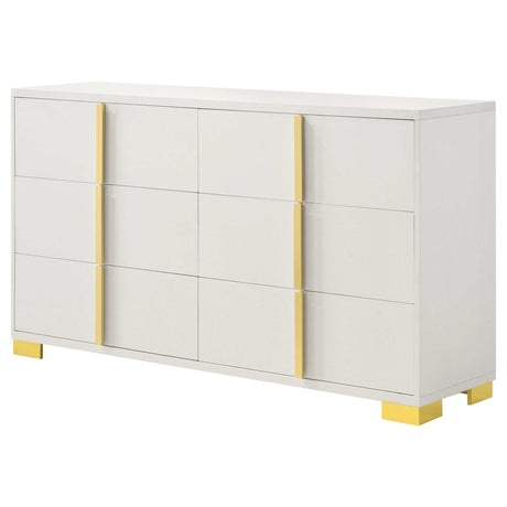 Marceline White / Gold Dresser - Ornate Home