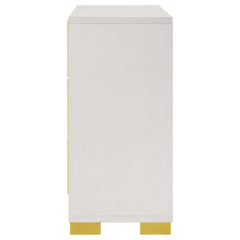 Marceline White / Gold Dresser - Ornate Home