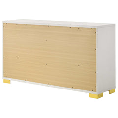 Marceline White / Gold Dresser - Ornate Home
