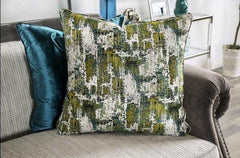 Mariella Gray & Beige Stationary Sofa & Loveseat 2pc - Ornate Home