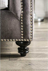 Mariella Gray & Beige Stationary Sofa & Loveseat 2pc - Ornate Home