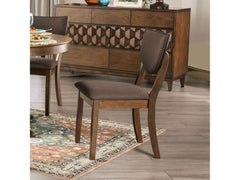 Marina Walnut & Dark Chocolate Dining Chair (Set of 2) - Ornate Home