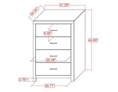 Marion Coastal White Chest - Ornate Home