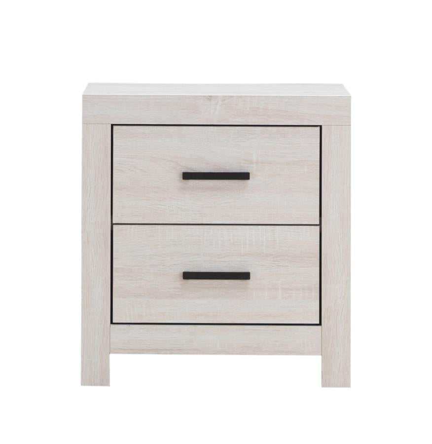 Marion Coastal White Nightstand - Ornate Home