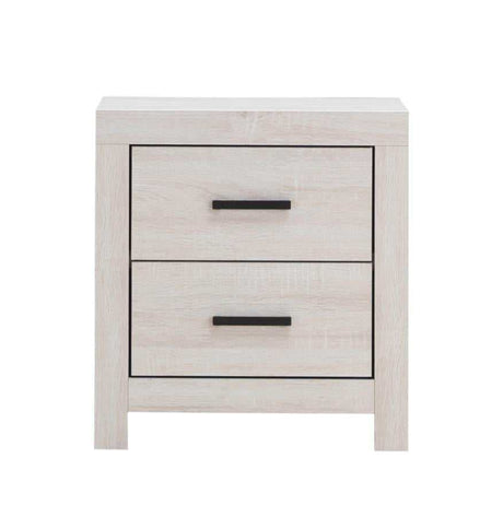 Marion Coastal White Nightstand - Ornate Home