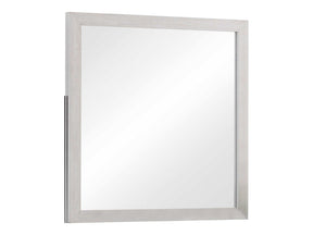 Marion Coastal White Rectangle Dresser Mirror - Ornate Home