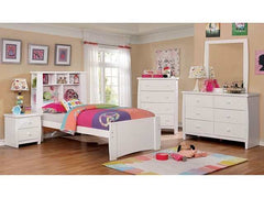 Marlee White Nightstand - Ornate Home