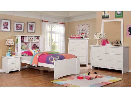 Marlee White Nightstand - Ornate Home