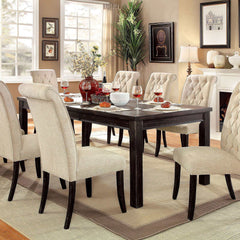 Marshall Beige & Antique Black Dining Chair (Set of 2) - Ornate Home