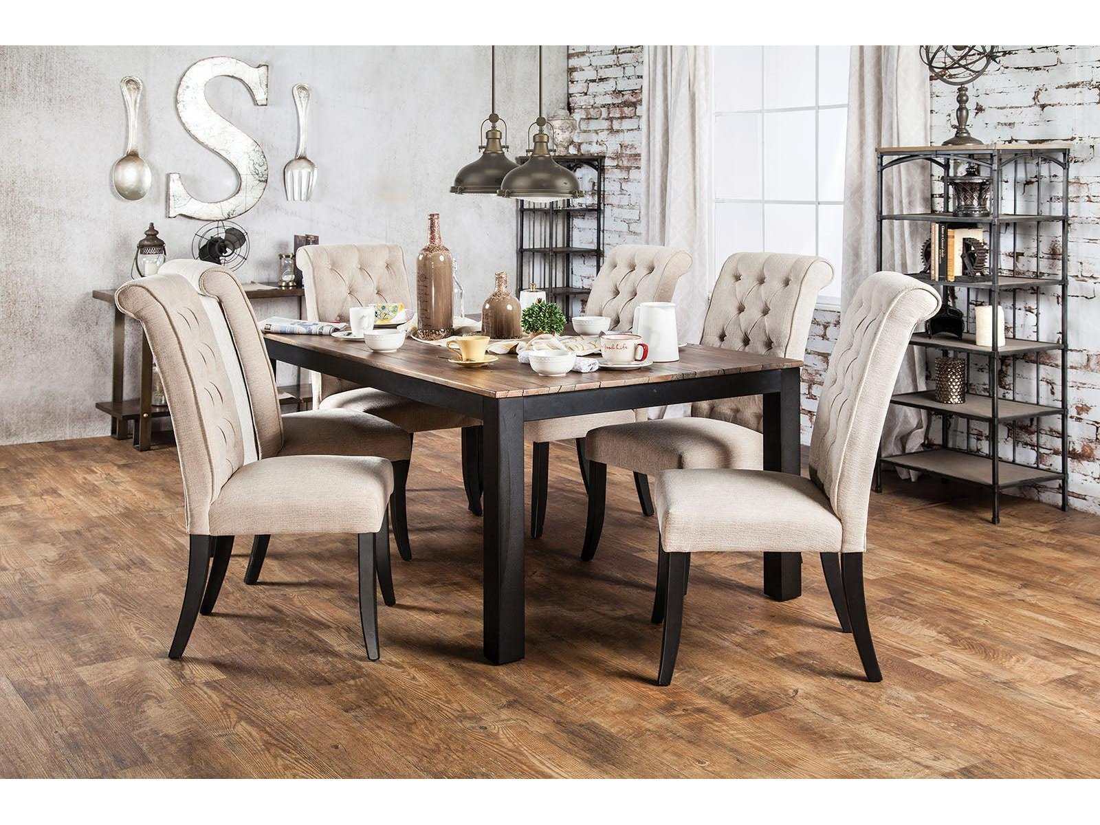 Marshall Rustic Oak Dining Table - Ornate Home
