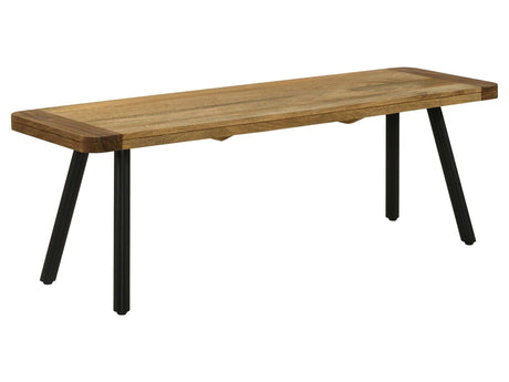 Maverick Natural Mango / Black Bench - Ornate Home
