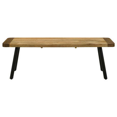 Maverick Natural Mango / Black Bench - Ornate Home