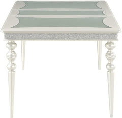 Maverick Platinum Dining Table w/ 20" Leaf - Ornate Home