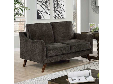 Maxime Dark Gray Loveseat - Ornate Home
