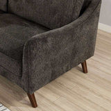 Maxime Dark Gray Loveseat - Ornate Home
