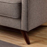 Maxime Light Brown Loveseat - Ornate Home