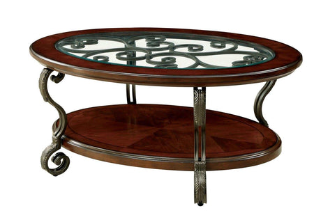 May Brown Cherry Coffee Table - Ornate Home