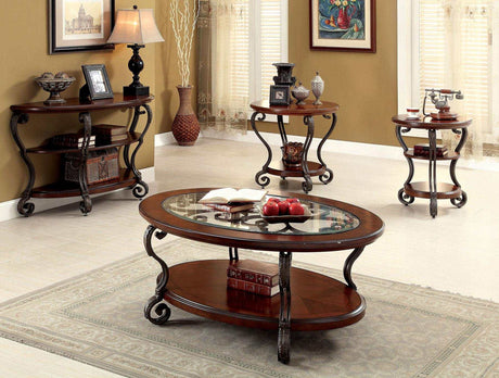 May Brown Cherry Coffee Table - Ornate Home