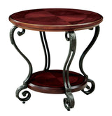 May Brown Cherry End Table - Ornate Home