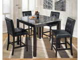 Maysville Black Counter Height Dining Room Set / 5pc - Ornate Home