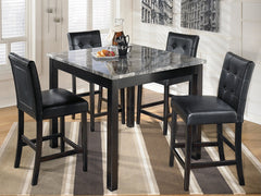 Maysville Black Counter Height Dining Room Set / 5pc - Ornate Home