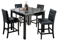 Maysville Black Counter Height Dining Room Set / 5pc - Ornate Home